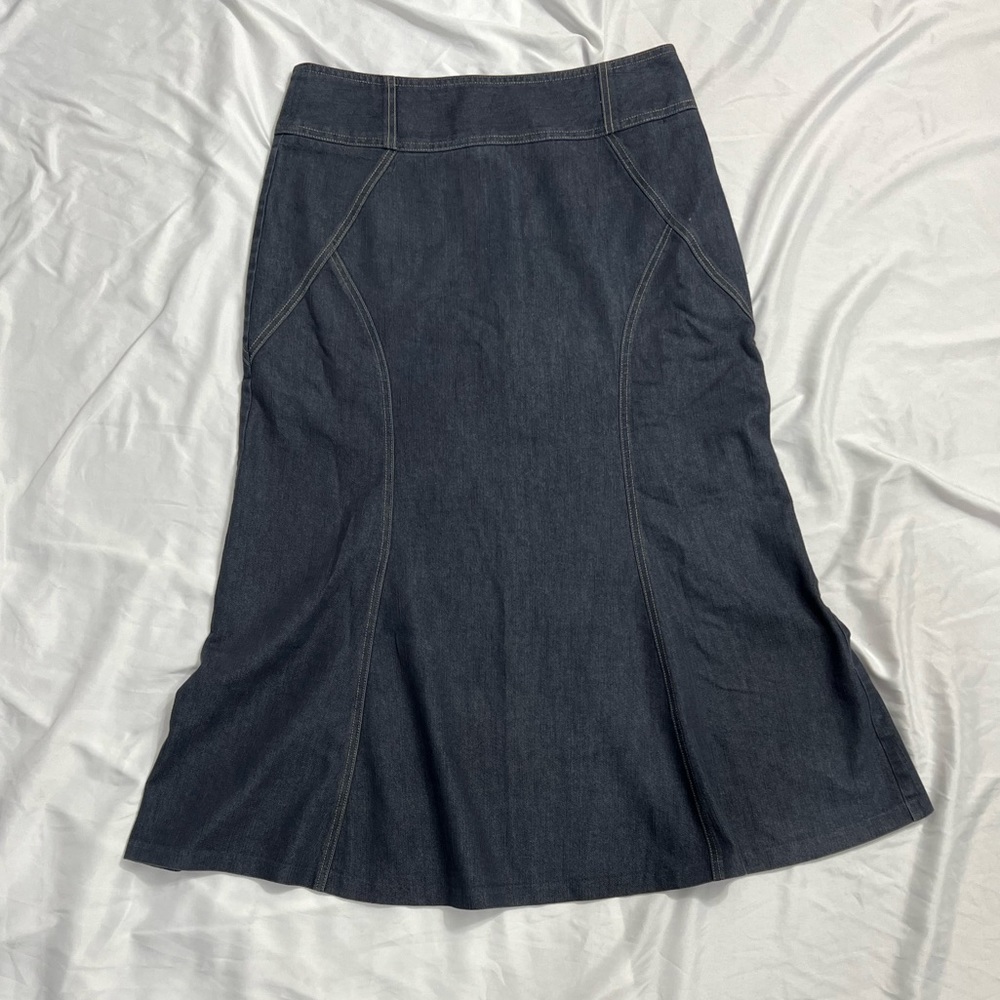 Long denim skirt size 12